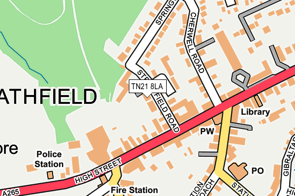 Map of WEALDEN FUNERAL SERVICES LTD at local scale