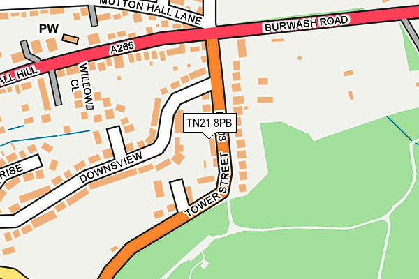 Map of FORTIORFIT LTD at local scale