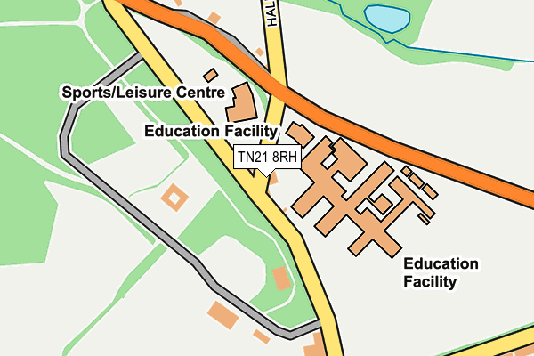 TN21 8RH map - OS OpenMap – Local (Ordnance Survey)