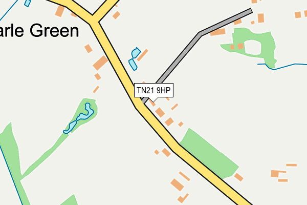TN21 9HP map - OS OpenMap – Local (Ordnance Survey)