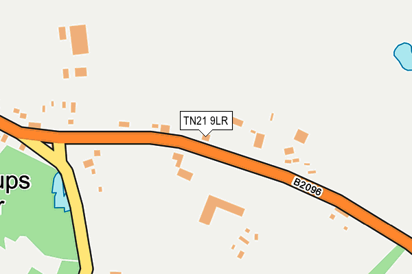TN21 9LR map - OS OpenMap – Local (Ordnance Survey)