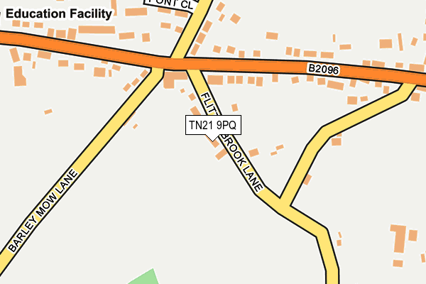 TN21 9PQ map - OS OpenMap – Local (Ordnance Survey)