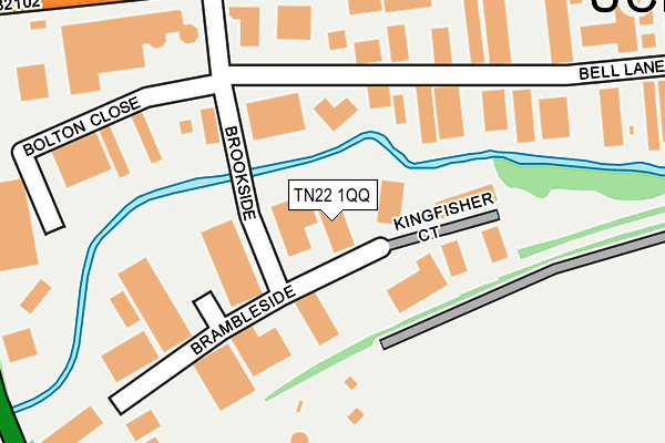 TN22 1QQ map - OS OpenMap – Local (Ordnance Survey)