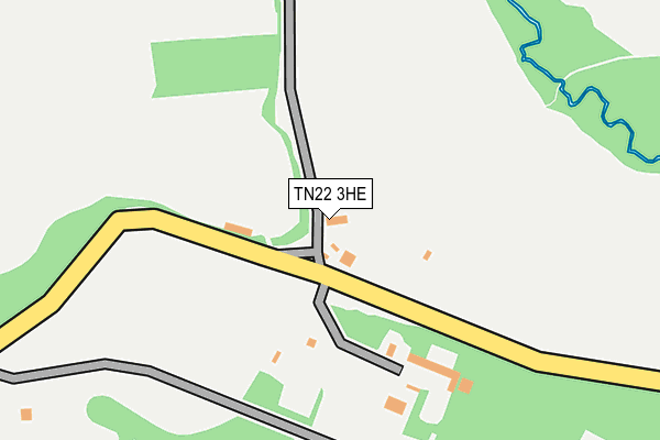 TN22 3HE map - OS OpenMap – Local (Ordnance Survey)