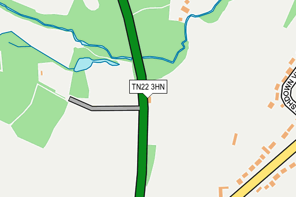 TN22 3HN map - OS OpenMap – Local (Ordnance Survey)