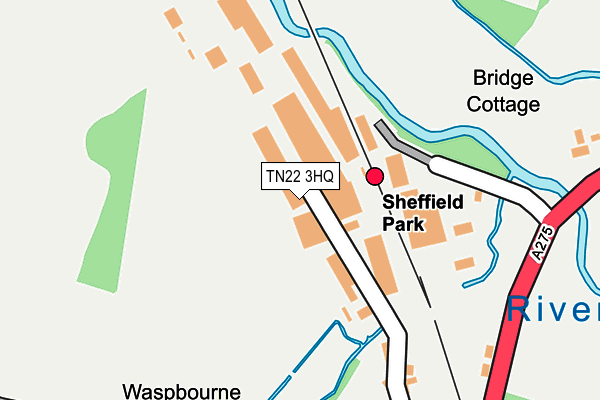 TN22 3HQ map - OS OpenMap – Local (Ordnance Survey)