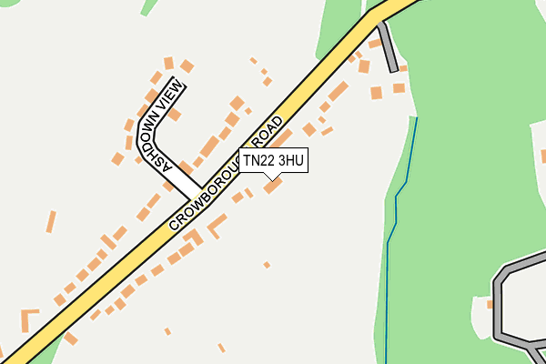 TN22 3HU map - OS OpenMap – Local (Ordnance Survey)