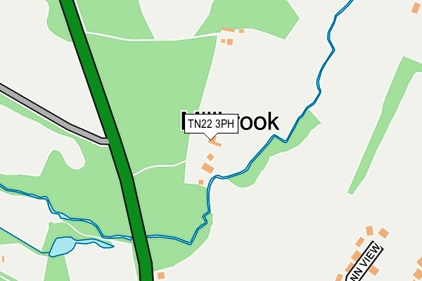TN22 3PH map - OS OpenMap – Local (Ordnance Survey)