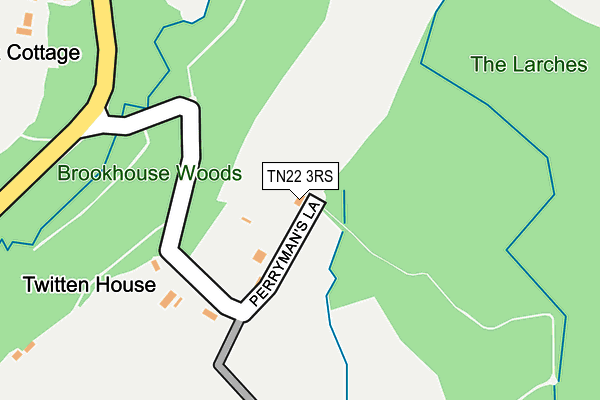 TN22 3RS map - OS OpenMap – Local (Ordnance Survey)