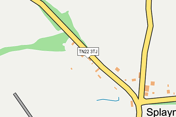 TN22 3TJ map - OS OpenMap – Local (Ordnance Survey)