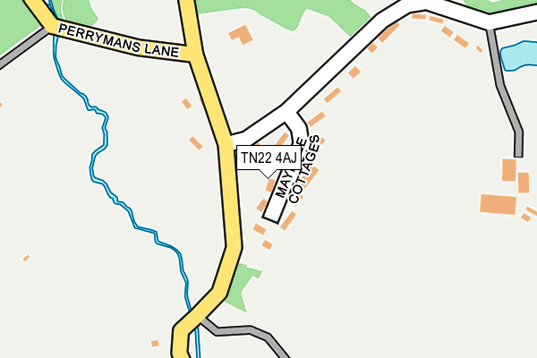 TN22 4AJ map - OS OpenMap – Local (Ordnance Survey)