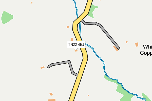 TN22 4BJ map - OS OpenMap – Local (Ordnance Survey)