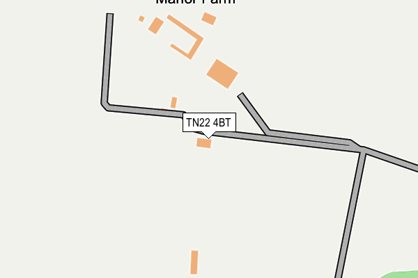 TN22 4BT map - OS OpenMap – Local (Ordnance Survey)