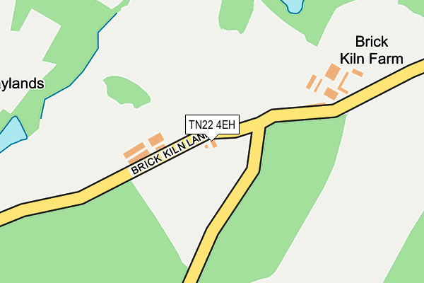 TN22 4EH map - OS OpenMap – Local (Ordnance Survey)