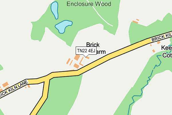TN22 4EJ map - OS OpenMap – Local (Ordnance Survey)