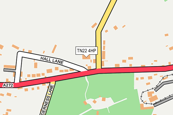 TN22 4HP map - OS OpenMap – Local (Ordnance Survey)