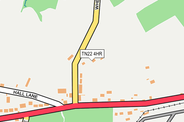 TN22 4HR map - OS OpenMap – Local (Ordnance Survey)