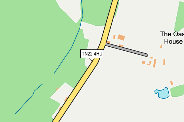 TN22 4HU map - OS OpenMap – Local (Ordnance Survey)