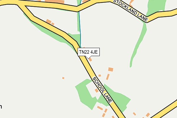 TN22 4JE map - OS OpenMap – Local (Ordnance Survey)