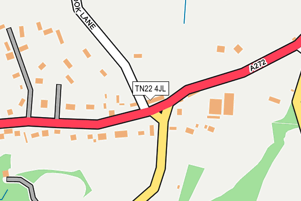 TN22 4JL map - OS OpenMap – Local (Ordnance Survey)