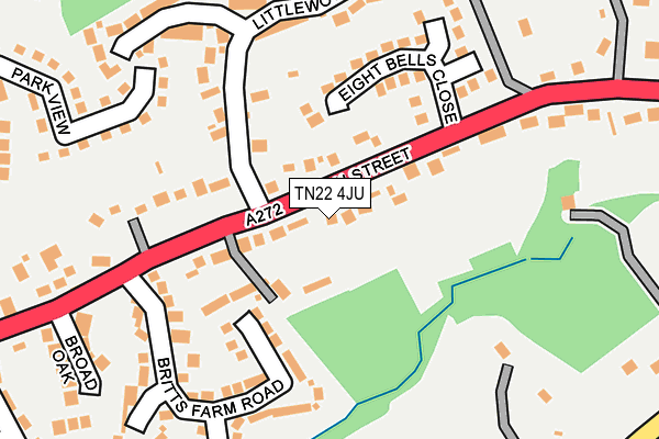 TN22 4JU map - OS OpenMap – Local (Ordnance Survey)