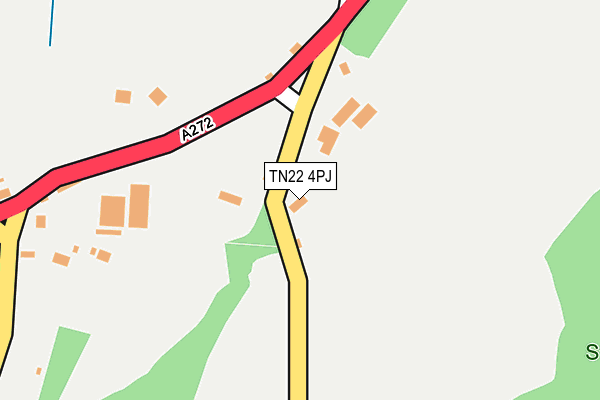TN22 4PJ map - OS OpenMap – Local (Ordnance Survey)