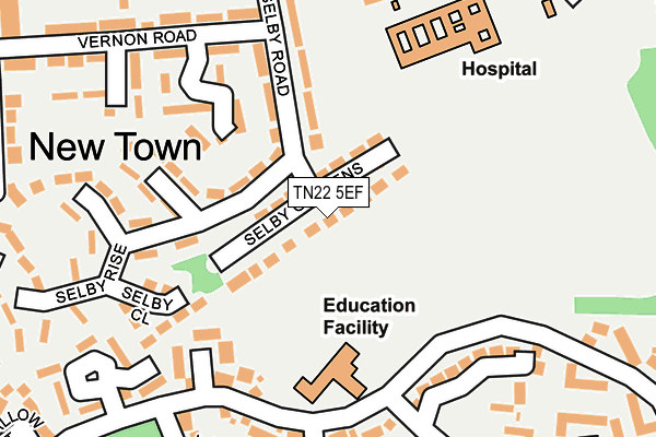 Map of EPI CATERING LIMITED at local scale