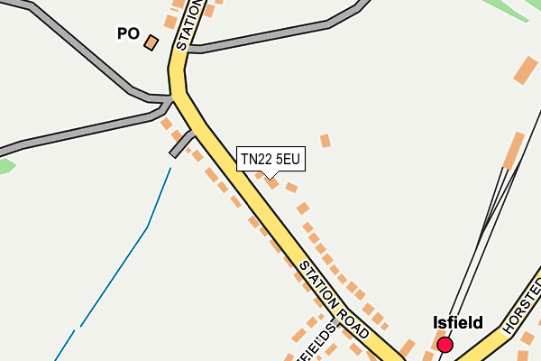 TN22 5EU map - OS OpenMap – Local (Ordnance Survey)