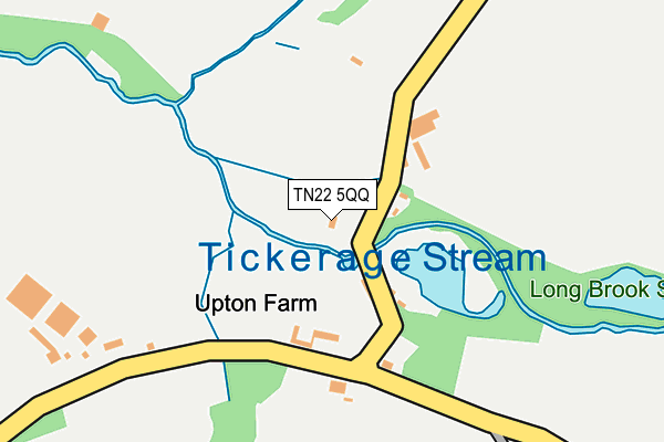 TN22 5QQ map - OS OpenMap – Local (Ordnance Survey)