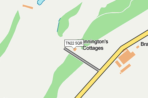 TN22 5QR map - OS OpenMap – Local (Ordnance Survey)