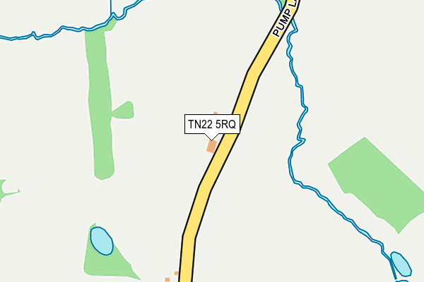 TN22 5RQ map - OS OpenMap – Local (Ordnance Survey)