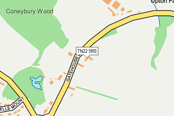 TN22 5RS map - OS OpenMap – Local (Ordnance Survey)