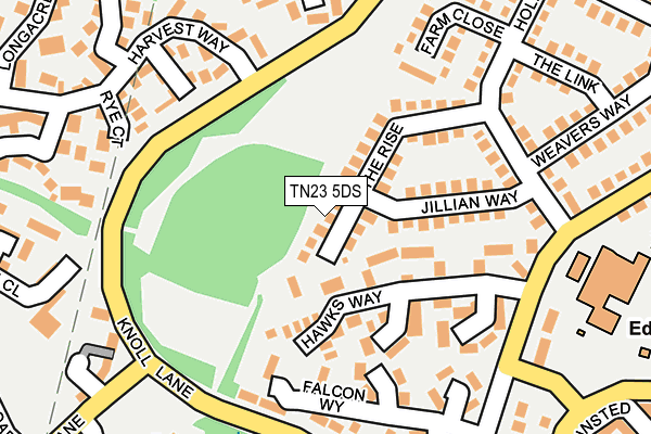 TN23 5DS map - OS OpenMap – Local (Ordnance Survey)