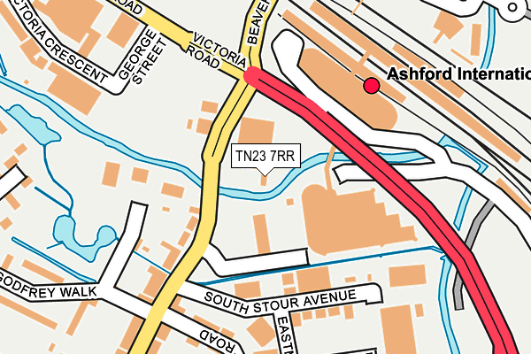 TN23 7RR map - OS OpenMap – Local (Ordnance Survey)