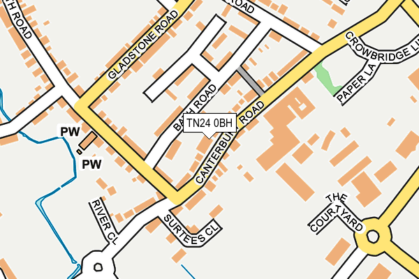 TN24 0BH map - OS OpenMap – Local (Ordnance Survey)