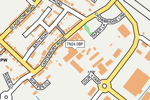 TN24 0BP map - OS OpenMap – Local (Ordnance Survey)