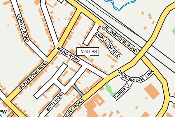 TN24 0BS map - OS OpenMap – Local (Ordnance Survey)