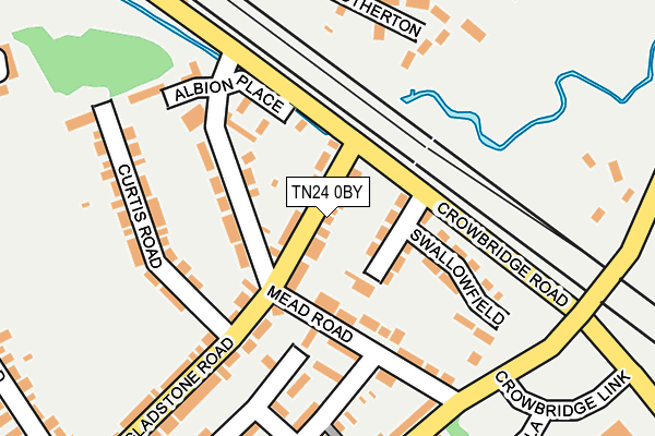 TN24 0BY map - OS OpenMap – Local (Ordnance Survey)