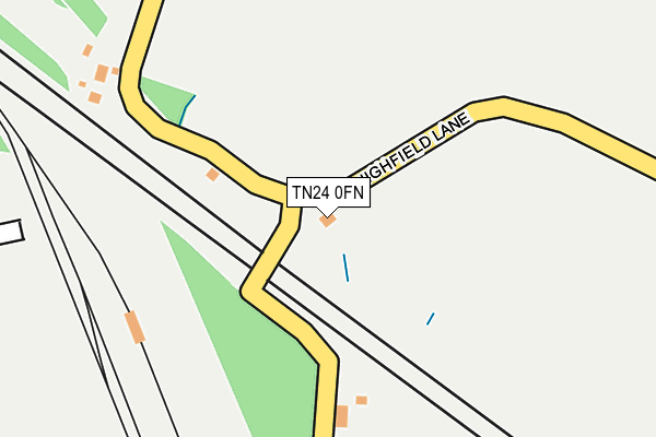 TN24 0FN map - OS OpenMap – Local (Ordnance Survey)