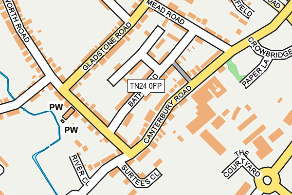 TN24 0FP map - OS OpenMap – Local (Ordnance Survey)