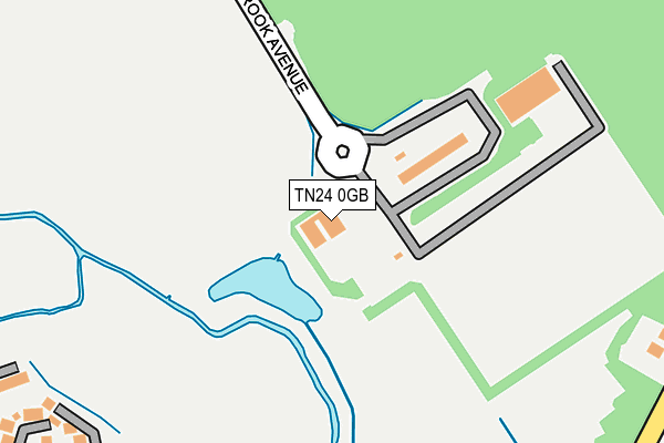 TN24 0GB map - OS OpenMap – Local (Ordnance Survey)
