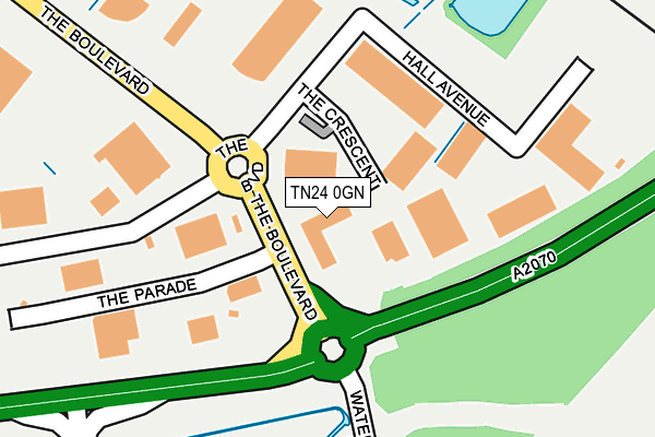 TN24 0GN map - OS OpenMap – Local (Ordnance Survey)
