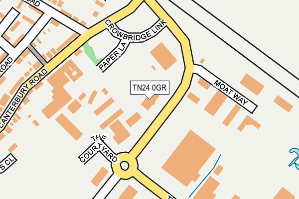 TN24 0GR map - OS OpenMap – Local (Ordnance Survey)