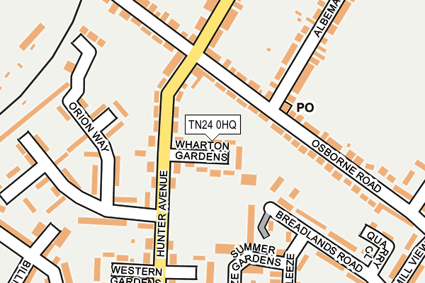 TN24 0HQ map - OS OpenMap – Local (Ordnance Survey)