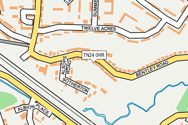 TN24 0HR map - OS OpenMap – Local (Ordnance Survey)