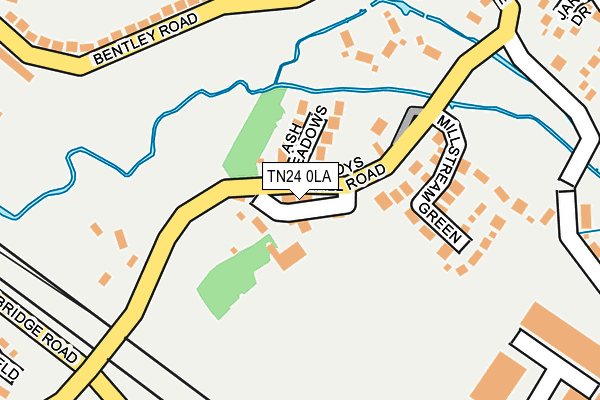 TN24 0LA map - OS OpenMap – Local (Ordnance Survey)