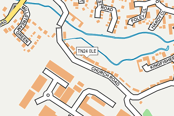 TN24 0LE map - OS OpenMap – Local (Ordnance Survey)