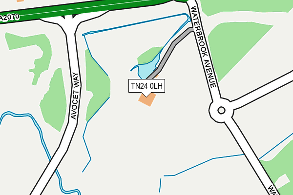 TN24 0LH map - OS OpenMap – Local (Ordnance Survey)