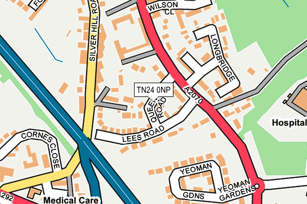 TN24 0NP map - OS OpenMap – Local (Ordnance Survey)