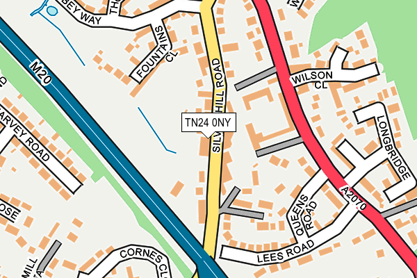 TN24 0NY map - OS OpenMap – Local (Ordnance Survey)